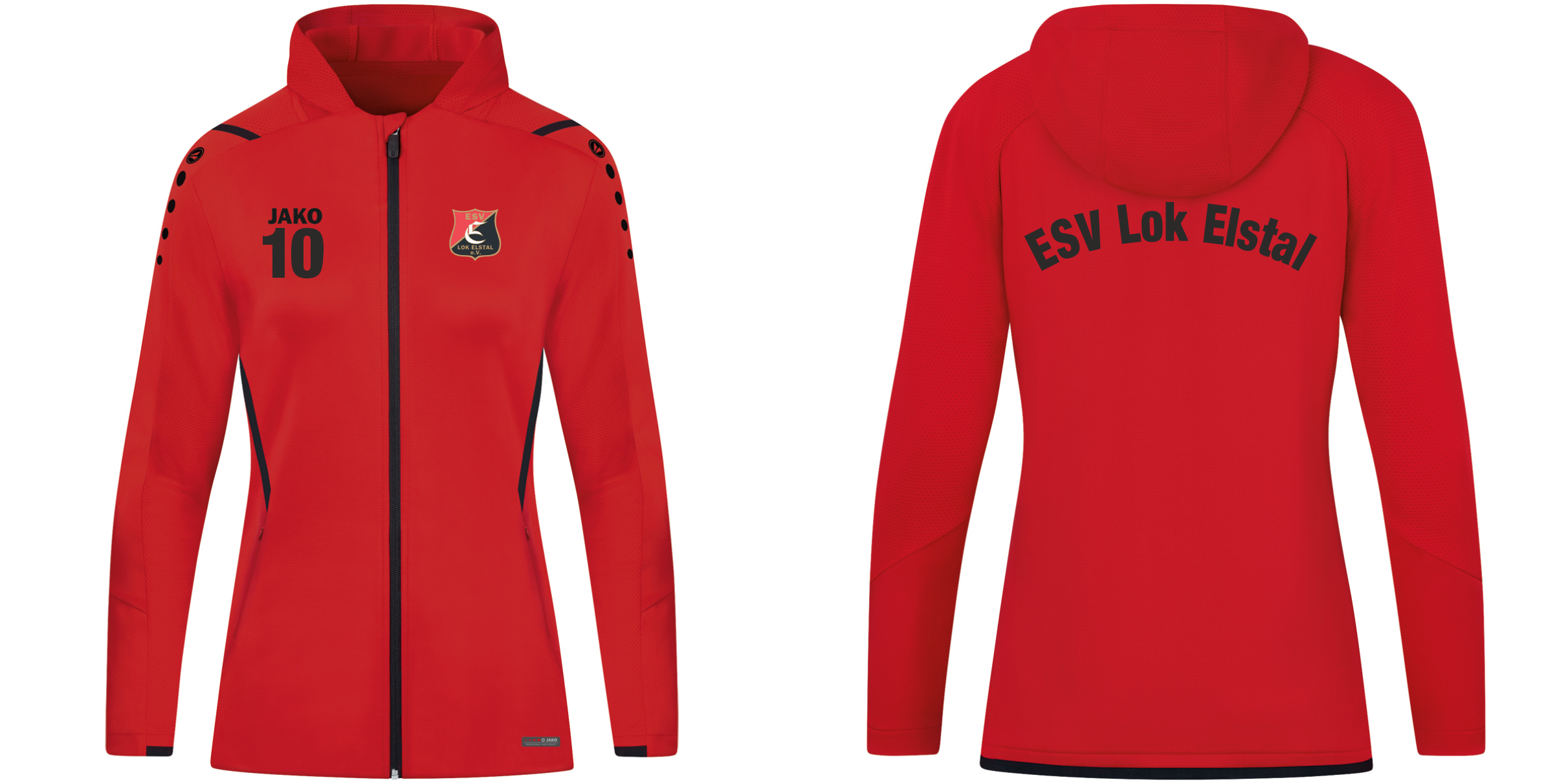 ESV Lok Elstal Trainingsjacke Challenge mit Kapuze