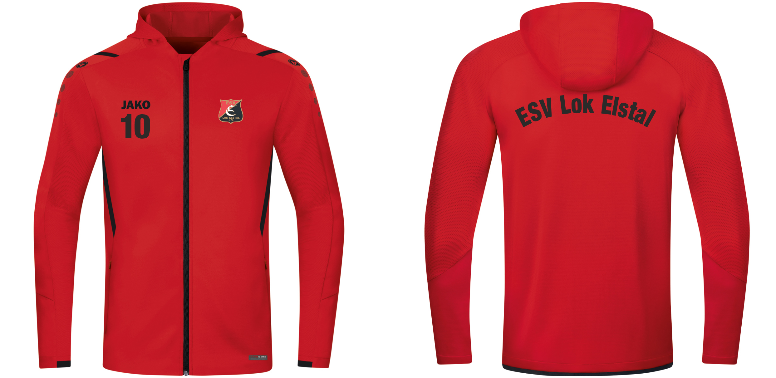 ESV Lok Elstal Trainingsjacke Challenge mit Kapuze
